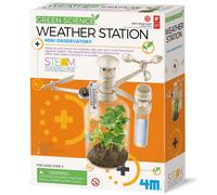 4M STEAM Powered Kids Green Science Weather Station Kit for Age 5 & Up
