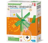 4M STEAM Powered Kids Green Science Windmill Generator for Ages 5 & Up