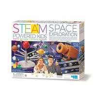 4M STEAM Space Exploration Kit for Kids, Solar System & Astronomy Set | 3D Solar System Model, Space Projector, Glow Stars & Poster, Hands-On Astronomy Activities, STEM Gift for Kids Age 5+