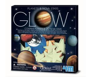 4M Supernova Stars And Planets In Box Fluorescent Decoration 20 Pcs 4M