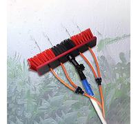 4m Telescopic Window Cleaning Kit - Extendable Pole with Squeegee & Washer Ideal for High Reach Roof & Window Cleaning Easy Use for Home & Professional Cleaning Tasks