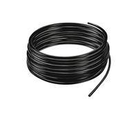 4m Vacuum Silicone Tube ID 4mm OD 8mm Black Thick Rubber Hose | Food Grade Silicone, -20°C to 200°C, Flexible, Age Resistant, For Automotive, Vacuum Systems, Engines and Cable Protection