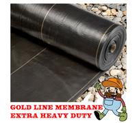 (4m x 10m) 125gsm Gold - Line EXTRA HEAVY DUTY Garden Weed Control Membrane Ground Cover landscape Fabric Sheet 1m,2m,4m Wide Weed Mat