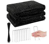 4m x 10m Heavy Duty Garden Netting, 1.5cm Hole Mesh Bird Netting with 50 Cable Ties & 10 Ground Pegs, Anti Bird Deer Cat Net for Protecting Fruit Trees, Vegetables, Plants, Lawn Edges and Pond