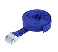 4M x 25mm Lashing Strap Lashing Straps with Cam Lock Buckle Work Load 250kg Blue