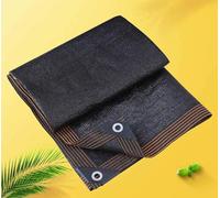 4m x 4m Garden Canopy - Windproof Sun Shade Net Breathable Anti Aging Privacy Protection for Greenhouses Patios Outdoor Spaces - Black