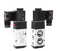 4M210-08 4M310-10 4M410-15 Solenoid Valve(5/2 Way) Control Directional Valve Side Panel Installation DC24V AC220V DC12V(4M310-10B(DC24V))