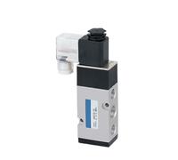 4M410 4M420 4M430 G 1/2 Manifold Type Solenoid Valve Single Double Coil Pneumatic Valve Sanmin(4M410 15 G1-2 2-5Way,AC110V)