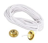 4mm/0.16in Braided Cotton Candle Wick with 2 Wick Holders, Spool for DIY Candle Making