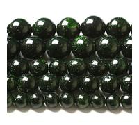 4MM 180pcs Natural Green Sandstone Energy Healing Round Loosefor Jewelry Making Bracelet 2 Strands 32"