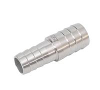4mm 6mm 8mm 10mm 12mm 13mm 14mm 15mm 16mm 19mm 20mm Two Way Straight Hose Barb 304 Stainless Steeel Pipe Fitting Adapter Coupler(8mm-13mm)