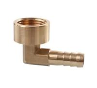 4mm 6mm 8mm 10mm 12mm 14mm 16mm 19mm 20mm 25mm Hose Barb X 1/8" 1/4" 3/8" 1/2" 3/4" 1" Male BSPP Brass Pipe Fitting Connector(Elbow Female,1L4 BSP - 6MM-5 PCS)
