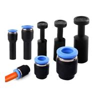 4mm/6mm/8mm/10mm/12mm Pneumatic Fittings Blanking Fitting Hose Tube Push Fit Seal Connector 1Pcs(PGJ 8-4)