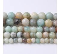 4mm 90pcs Natural Stone Beads Colorful Amazonite Gemstone Round Loose Beads for Jewelry Making DIY Bracelet Necklace Earrings15 Inch (Amazonite Beads, 4mm)