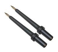 4mm Banana Jack 3in Tip Black - 2 Pack - POWER PROBE