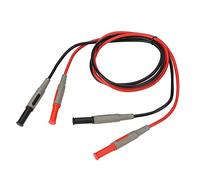 4mm Banana Plug Test Line Injection Molded Insulated Safety Straight to Straight Shrouded Speaker Wire Cable Connectors for Multimeter Test Leads Ends Probes Adapters