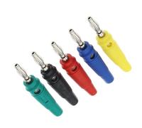 4MM Banana Speaker Connectors Amplifier Speaker Binding Post 4mm Banana jack For Cable Terminals(Each color,1PCS)
