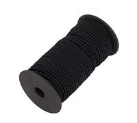 4mm Black Bungee Shock Cord, 10 Metres - Stretchy & Durable Elastic Rope for Kayaks, Tent Poles, Backpacks, DIY Craft Projects, Sewing, Boating, Biking & Outdoor Use