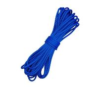 4mm Braided Polypropylene Rope - Lightweight, UV-Resistant Multifilament Cord - Soft, Strong & Weatherproof - Floats on Water - Ideal for Crafts, Gardening, Pet Leads - Blue 10m