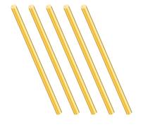4mm Brass Rod,iMeistek 150mm Length Brass Solid Round Rod for Lathe Bar Stock,DIY Crafts(5PCS)