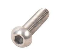4mm Button Head Bolts / Screws (10 Pack) M4 x 8mm A2 Stainless Steel Socket Allen Key Dome Head Bolt Free UK Delivery