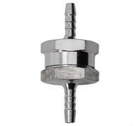 4mm Check Valve for Carburetor - Aluminum Alloy Fuel Line Way Valve for, Water - 0.2 Bar Cracking Pressure, -30℃ to 130℃ Operating -(4mm)