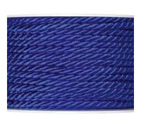 4mm Cord Barley Twist Satin Rope 175D, Royal Blue 5, 4 Metres