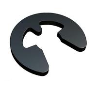 4mm E-Clips, Heavy Duty Retaining Ring Washers, Carbon Steel Black Phosphate Finish E-Rings, DIN6799 Snap Clip Retainer (pack of 10)