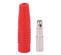 4mm Female Banana Plug, 10 Pack of Pure Copper Plated Connectors, High Performance Electronic Test Accessories for Laboratory and DIY Projects (Red)