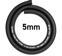 4mm Fuel Hose - Reinforced Rubber Hose for Fuel, Diesel, Petrol, Water - Oil-Resistant Flexible Pipe for Engine Fuels, Industrial Use (5mm x 1m)