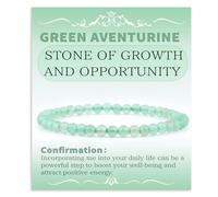 4mm Green Aventurine - Handmade Reiki Gemstone Stretch Bracelet, Natural Beauty & Spiritual Essence, Crystal Healing for Unisex Adults