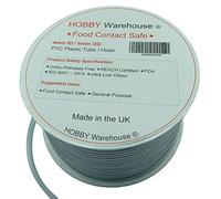 4mm ID PVC Plastic Tube Hose Food Contact Safe Flexible Clear Pipe (15 Metres)