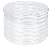 4mm ID x 6mm OD - 20m Length PVC Clear Hose Vinyl Tubing, Food Grade Plastic Flexible Tube Pipe for Transfer Water Oil air