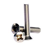 (4mm) M4 x 30 A2 Stainless Steel Pozi Raised Head Countersunk Machine Screws DIN 966-100 Pack