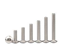 4mm Metric Knobs Screws,Sinyiol 100PCS M4 x 40mm Long Screws,Length 40mm Phillips Truss Head Machine Screws Bolts for Cabinet Drawer Pull Handle (M4 x 40mm, 100Pcs)