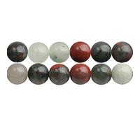 4mm Natural African Bloodstone Beads Small Size Chakra Semi Precious Stone Sold by One Strand APX 90 Pcs Hole Size 1mm