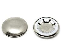 4mm Nickel Capped Starlock Washers For Shaft Retaining Push On Clips Axle Cap Cover AN83 (Pack of 10) F02D