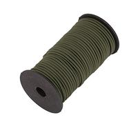 4mm Olive Green Bungee Shock Cord, 50 Metres - Stretchy & Durable Elastic Rope for Kayaks, Tent Poles, Backpacks, DIY Craft Projects, Sewing, Boating, Biking & Outdoor Use
