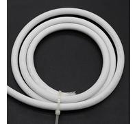 4mm PET Expandable Cable Sleeve - High Density Braided Wire Protection Sheath for Cable Management and Organization(White,1M)