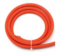 4mm PET Expandable Cable Sleeve - High Density Braided Wire Protection Sheath for Cable Management and Organization(Orange,30M)