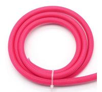 4mm PET Expandable Cable Sleeve - High Density Braided Wire Protection Sheath for Cable Management and Organization(UV Pink,20M)