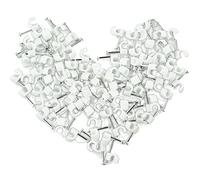 4mm Round Cable Clips,100pcs white cable clips,Assortment Cable Holder Management Wire Tidy Clips