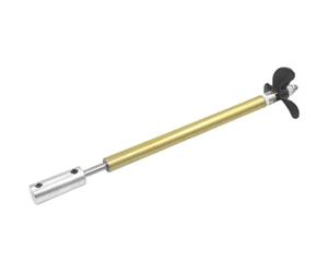 4mm Shaft Assembly for Model Boat, Drive Shaft, Boat Model Shaft System Assembly, Stainless Steel Shaft with Brass Sleeve, Propeller Included(20CM-3.17mm-Joint)