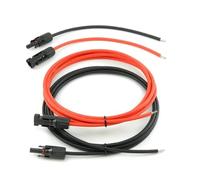 4mm ² Solar Connection Cable for Charge Controller And Solar Module with Plug And Wire Sleeve Solar Cable solartronics Length 1m - 50m (5m - 4mm ²)