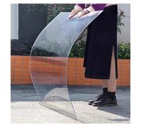 4mm Thick Clear Plastic Sheet for Greenhouses Customizable & Easy to Cut 100x400cm Perfect for DIY Projects Home Improvement Weather-Resistant Durable