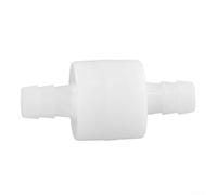 4mm to 12mm Hose ID Plastic Check Valve Non Return Valve for Automotive and Marine Fluid Systems, Suitable for Various Fuel and Oil Applications (8mm)