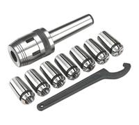 4mm to 16mm Mill Chuck Set MT3-M12 - Suits ys08796 Mini Drilling/Milling Machine