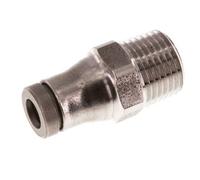 4mm x 1/8'' NPT Push-in Fitting with Male Threads Stainless Steel FKM