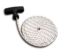 4MM X 2 METRES RIDE ON PETROL LAWN MOWER ENGINE STARTER ROPE PULL CORD inc FREE HANDLE