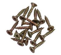 4mm x 20mm Countersunk Wood Chipboard Screw Fasteners PZ2 Drive 18pc